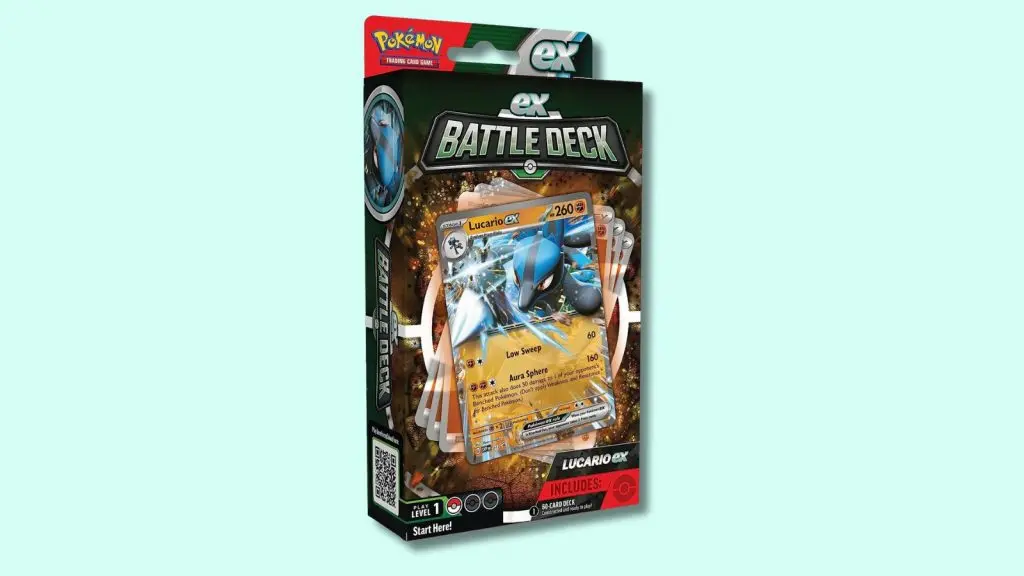 Lucario ex Battle Deck.