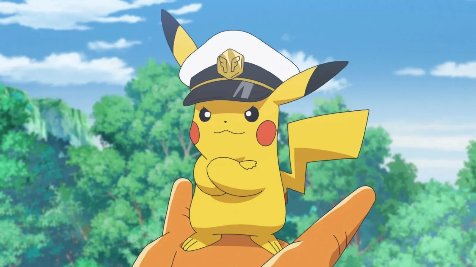 Pokemon captain Pikachu