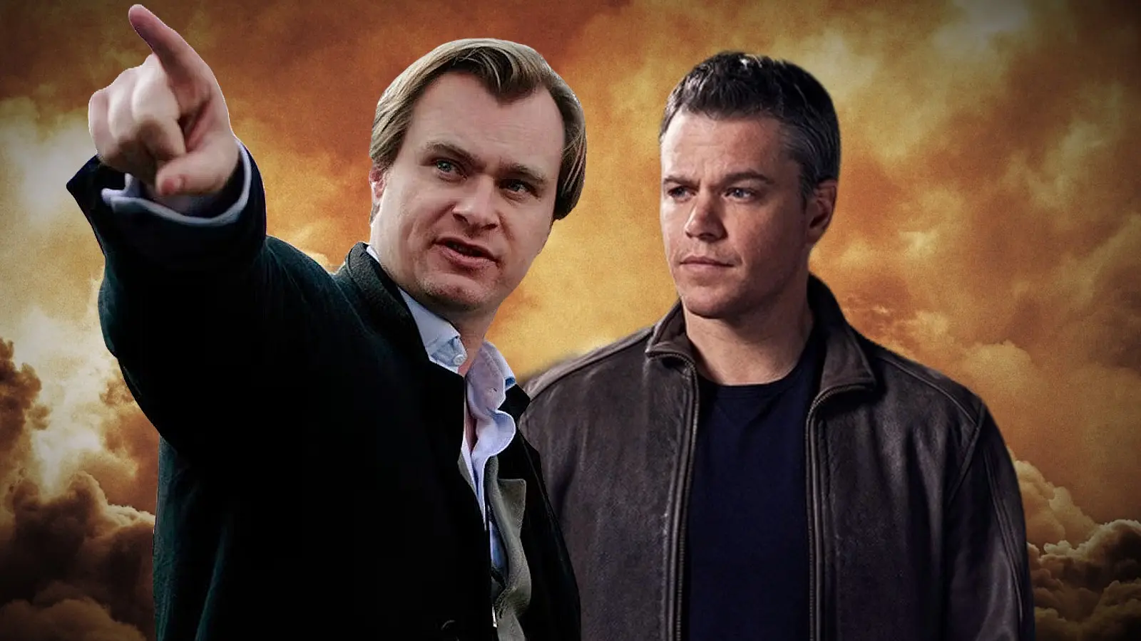 Christopher Nolan and Matt Damon