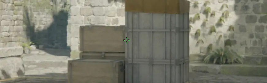 device green crosshair cs2