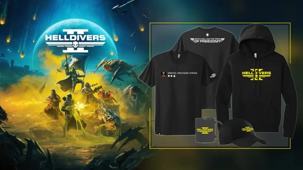 Helldivers 2 merch