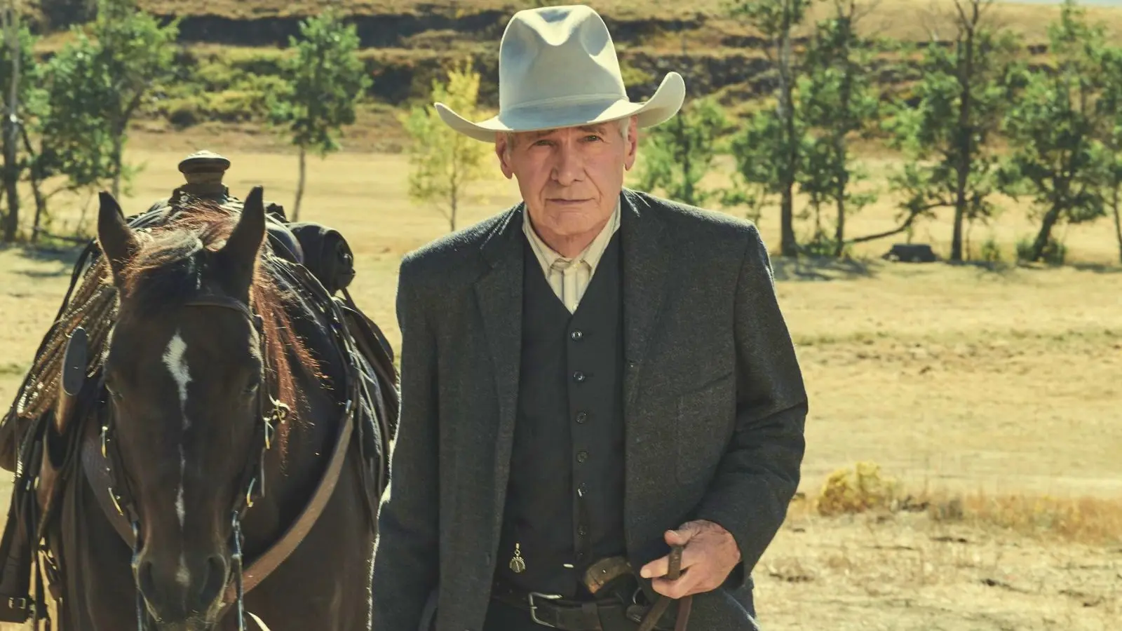 Harrison Ford in Yellowstone 1923.