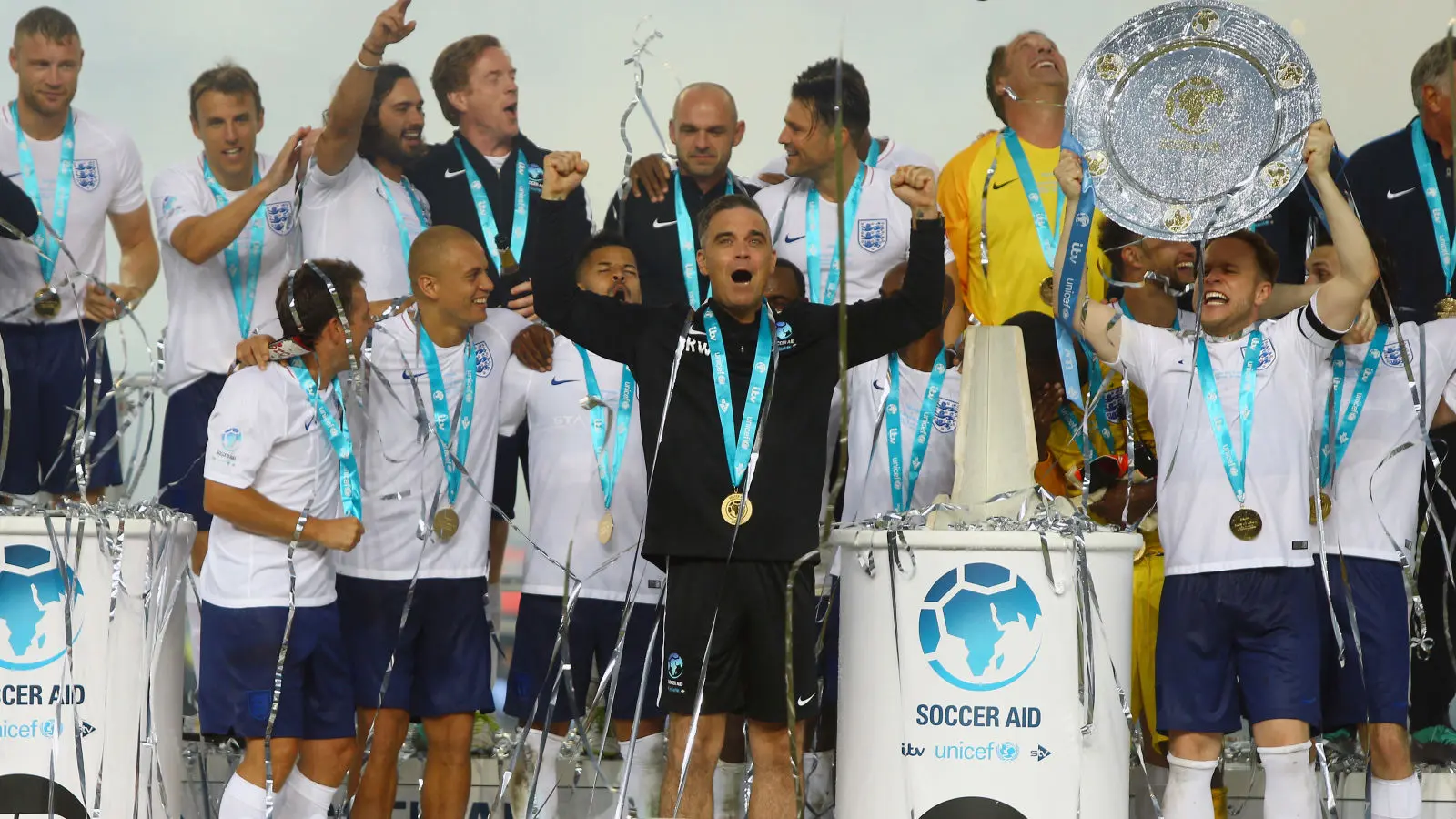 Team England at Soccer Aid