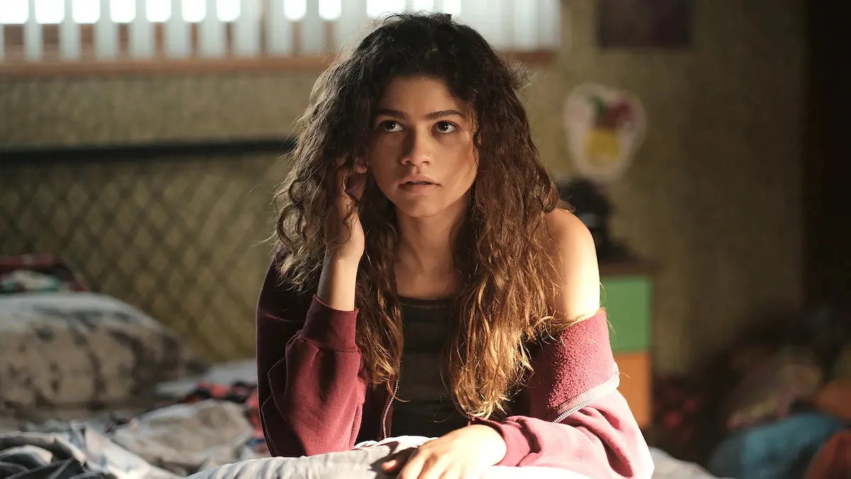 Zendaya as Rue in Euphoria