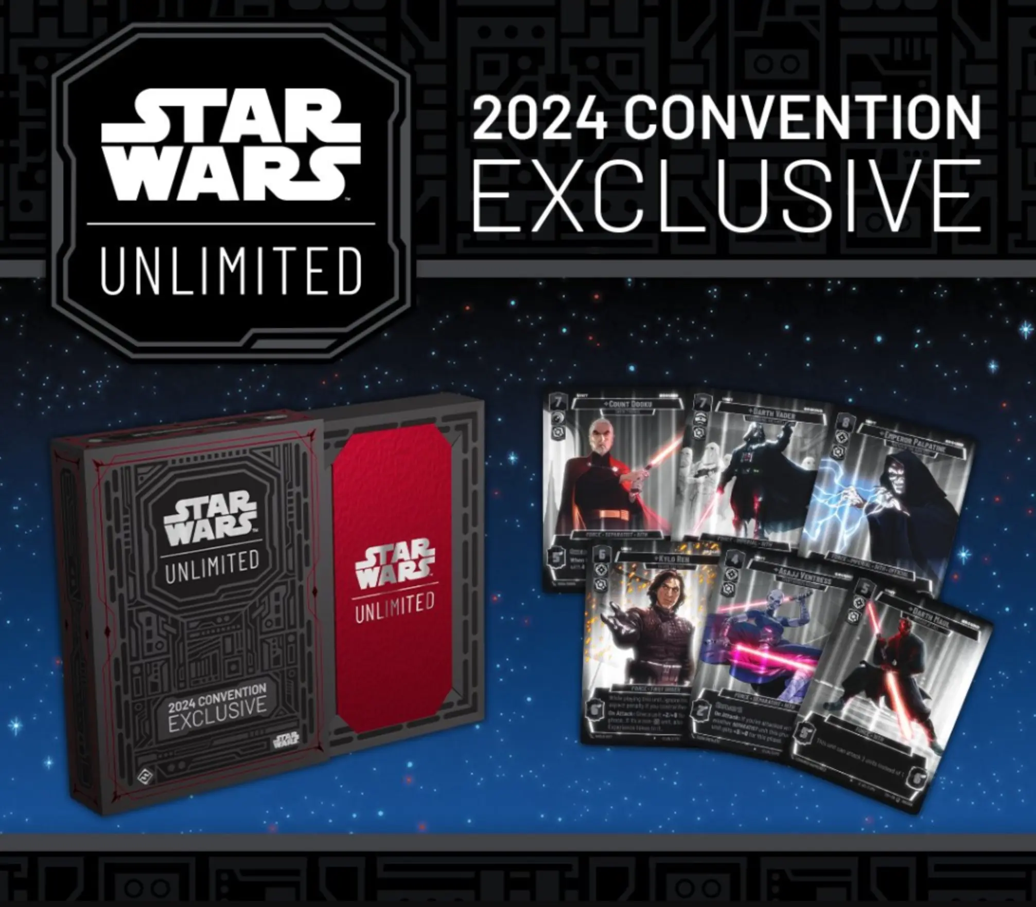 Star Wars Unlimited 2024 Convention Exclusive Promo Pack