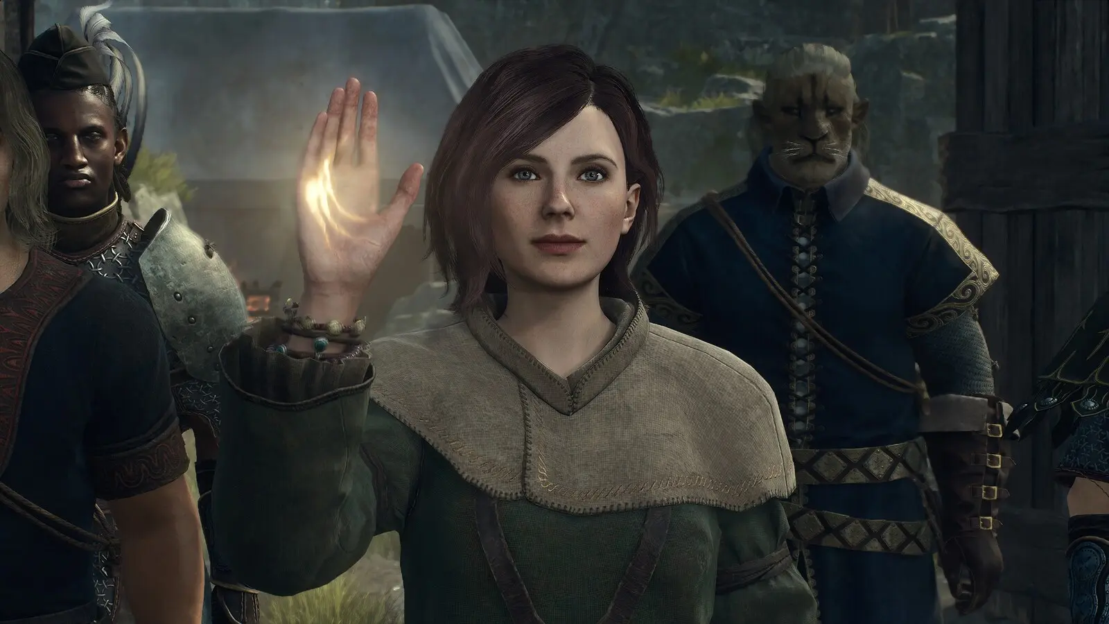 A main pawn meets the Arisen for the first time in Dragon's Dogma 2