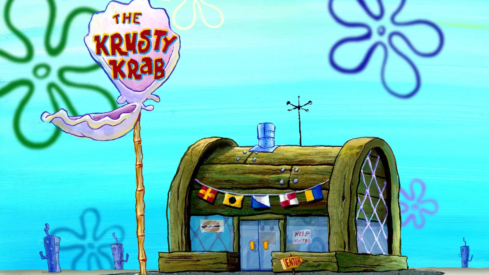 the Krusty krab from spongebob squarepants