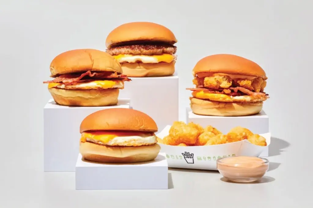 Shake Shack breakfast burgers