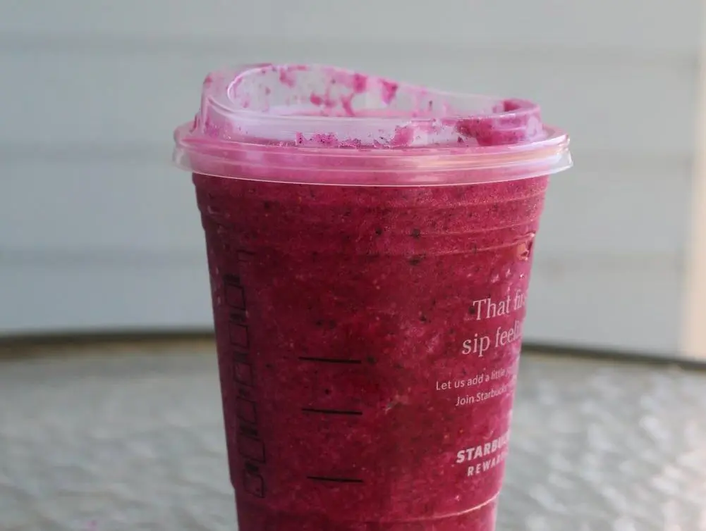 Frozen dragonfruit lemonade