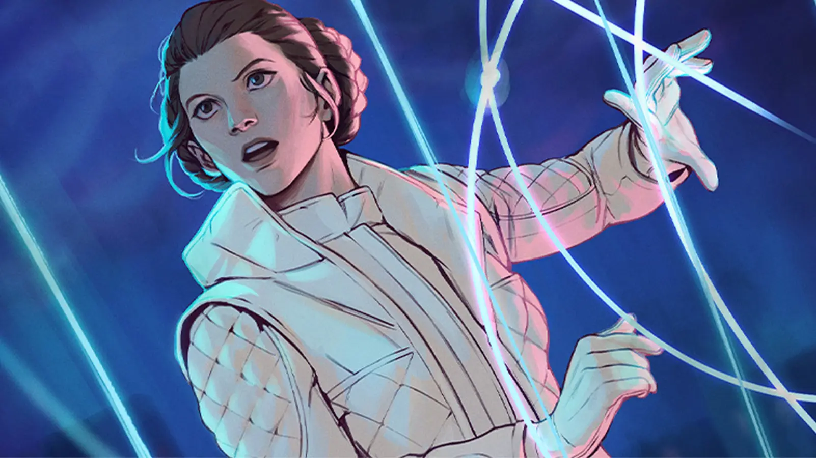 Star Wars Unlimited Leia artwork