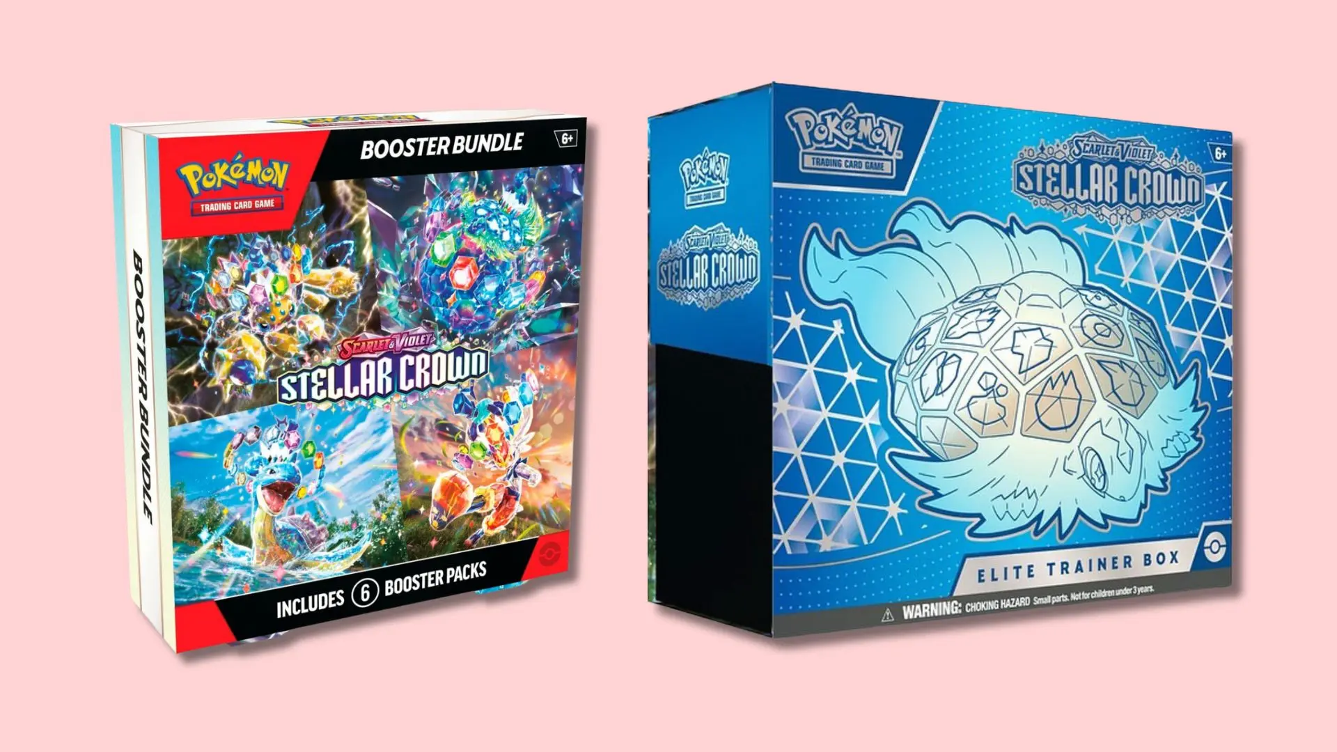 Stellar Crown Pokemon TCG Products.