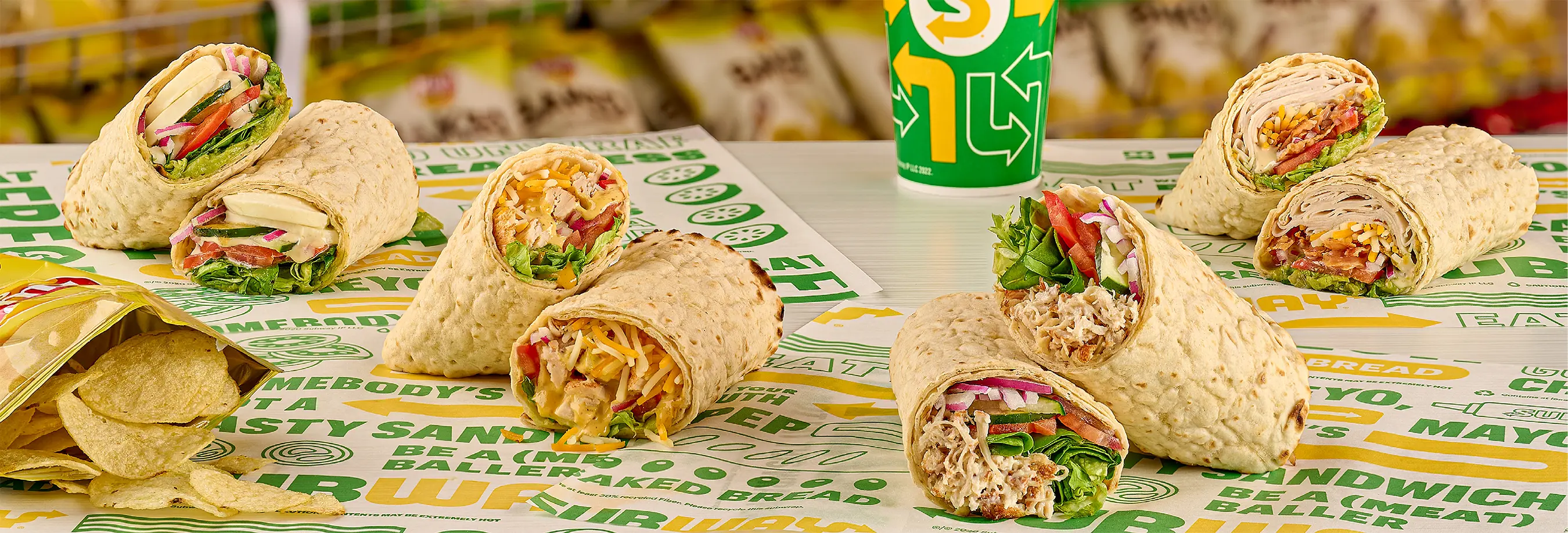 Subway's new wraps