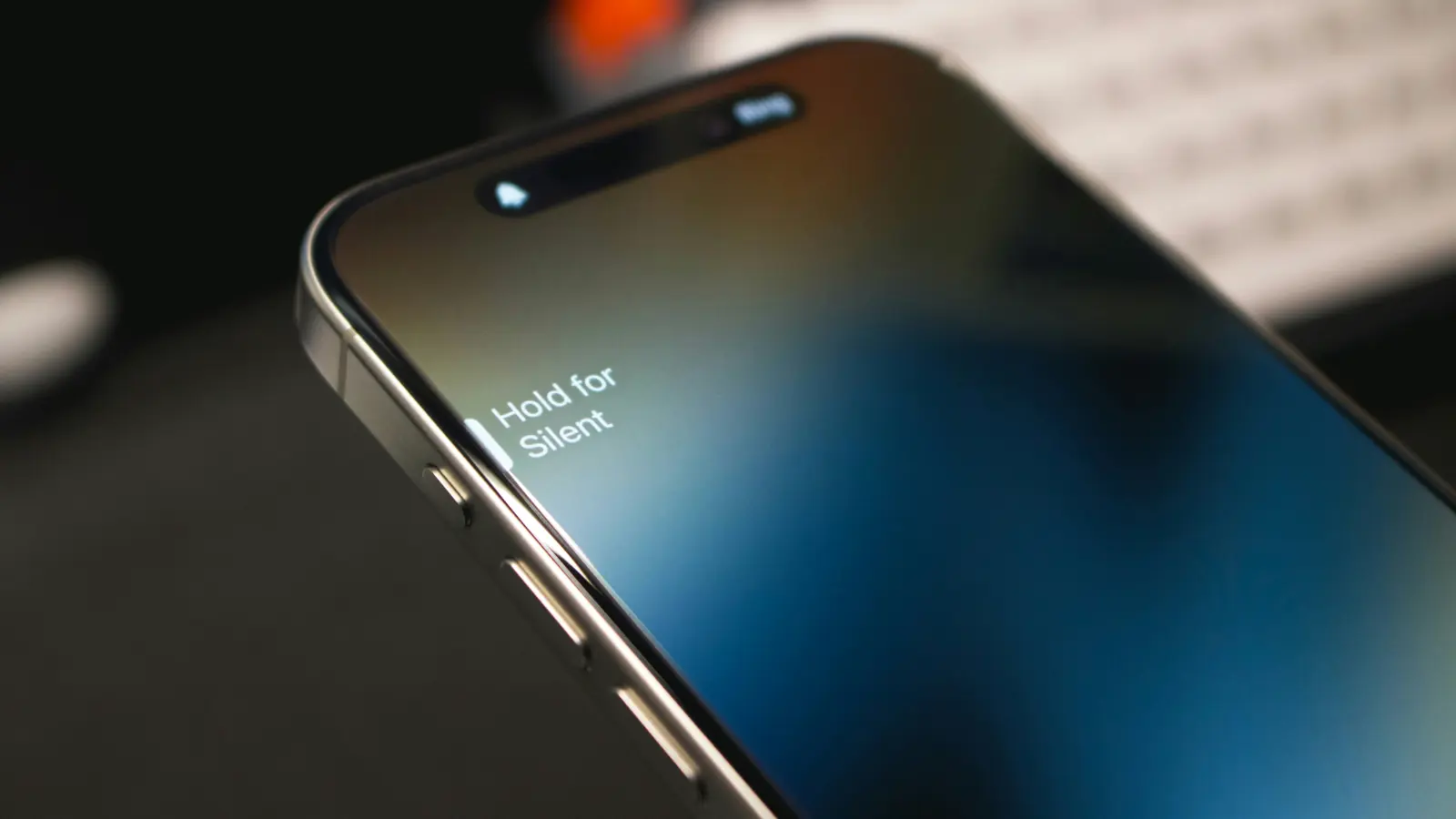 Image showing iPhone 15 Pro from the side