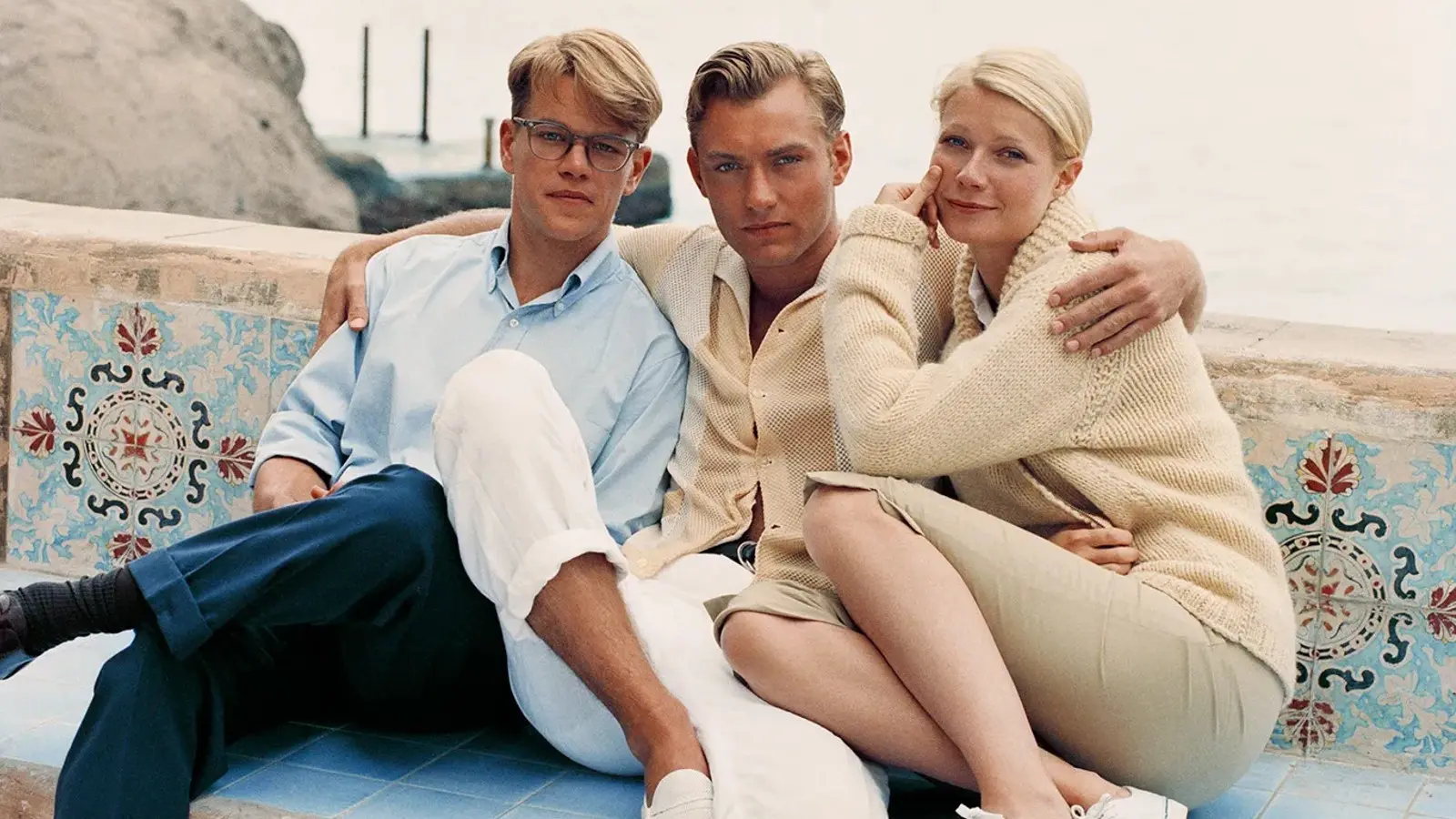 Matt Damon, Jude Law, and Gwyneth Paltrow in The Talented Mr Ripley