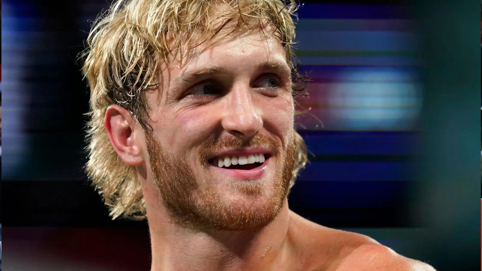 Logan Paul in the ring.