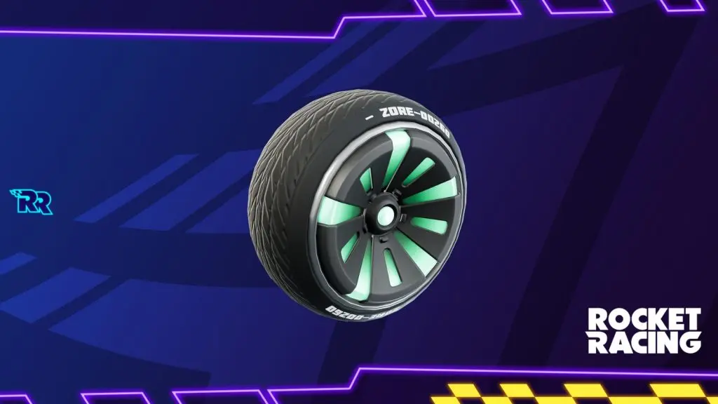 Aetherius Wheels in Rocket Racing Fortnite