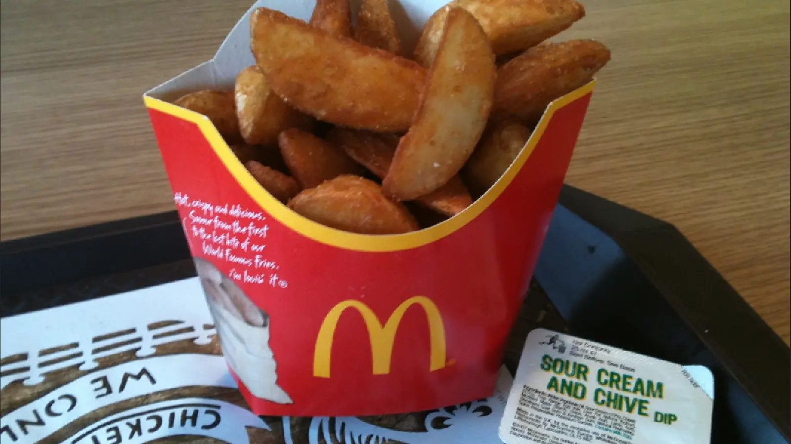 McDonald's potato wedges