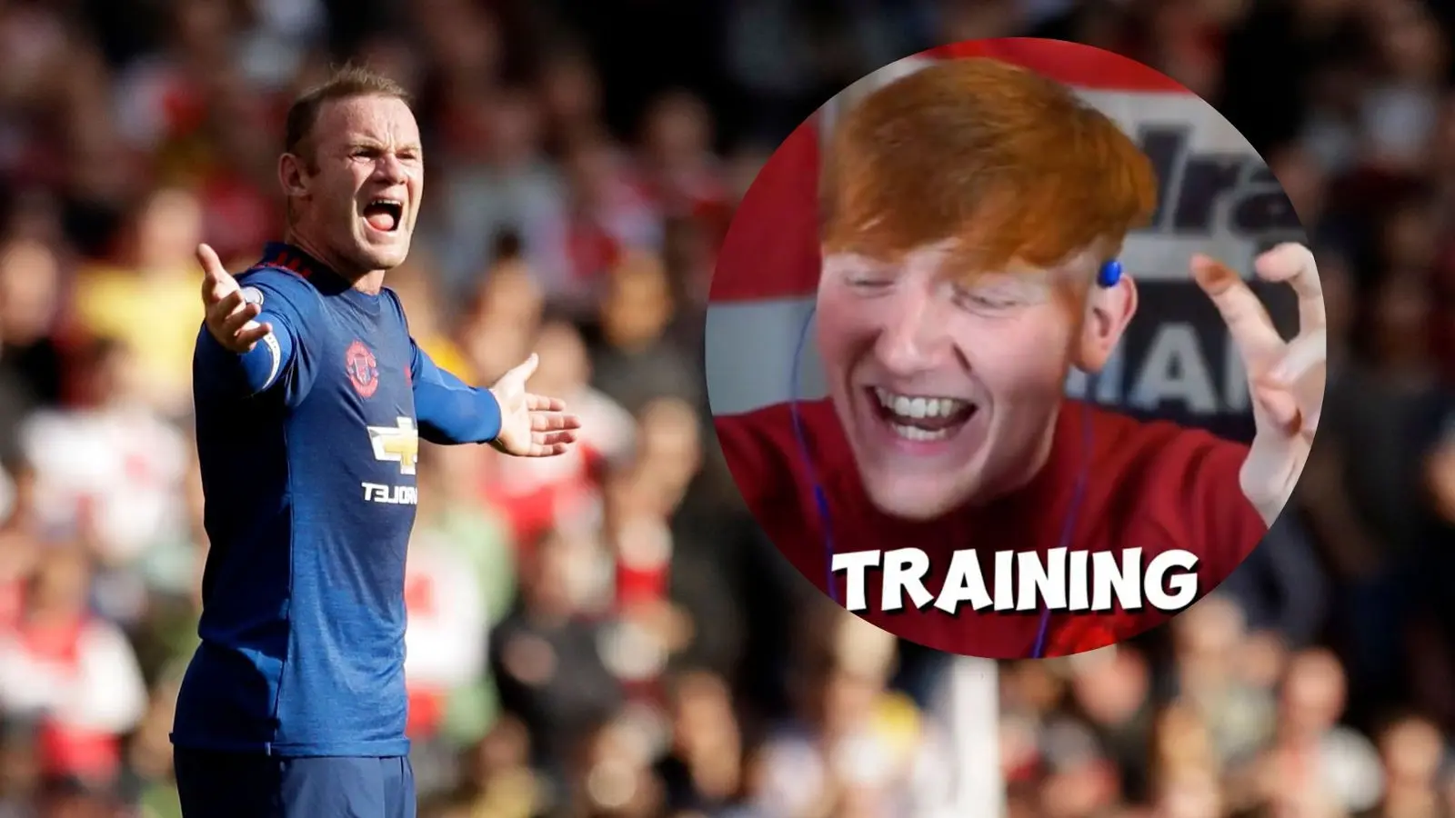 Wayne Rooney and Angry Ginge