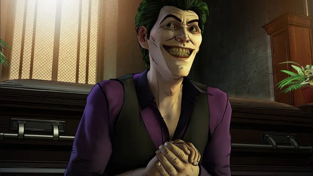 The Joker grins in The Enemy Within