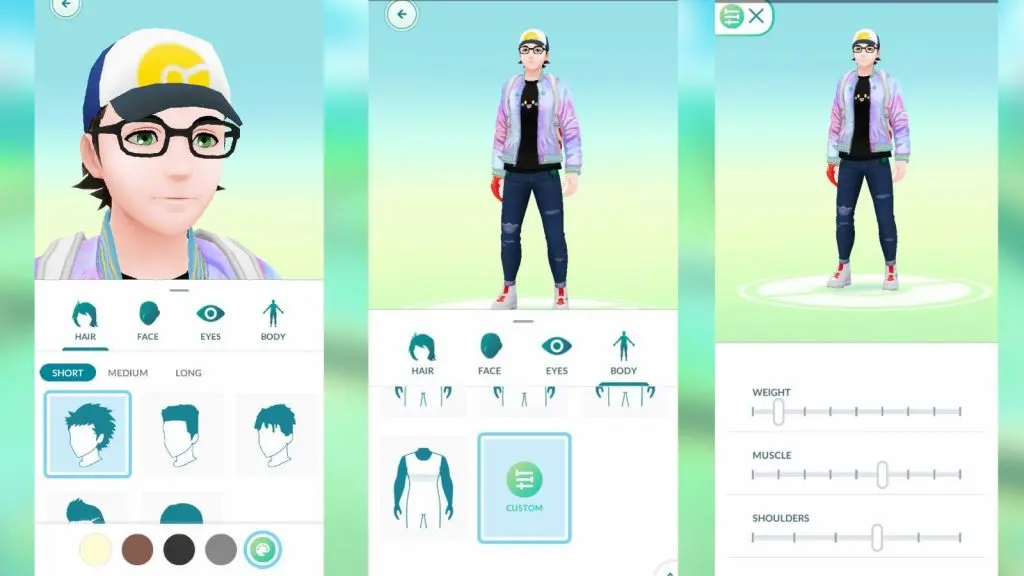 Pokemon Go avatar changes