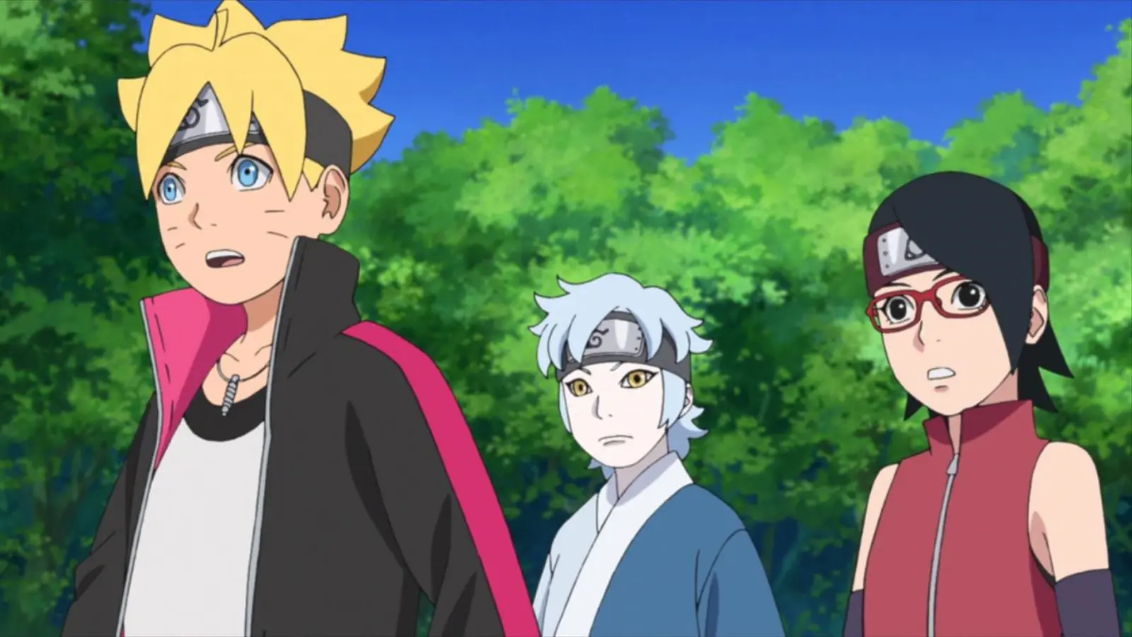 Boruto Uzumaki, Sarada Uchiha, Mitsuki