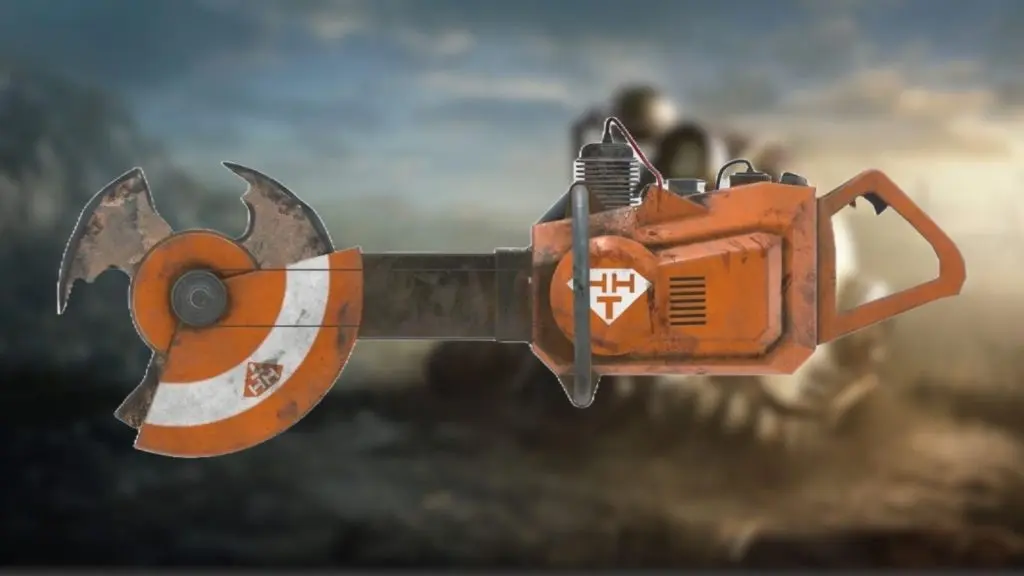 An image of the Auto Axe in Fallout 76.