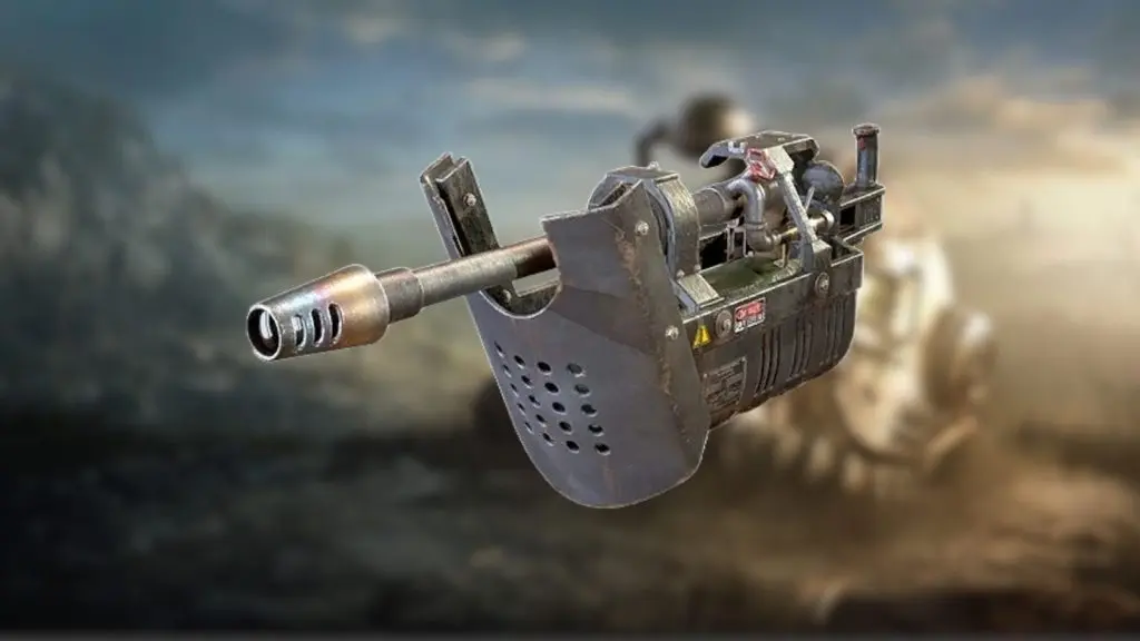 An image of the Cremator weapon in Fallout 76.