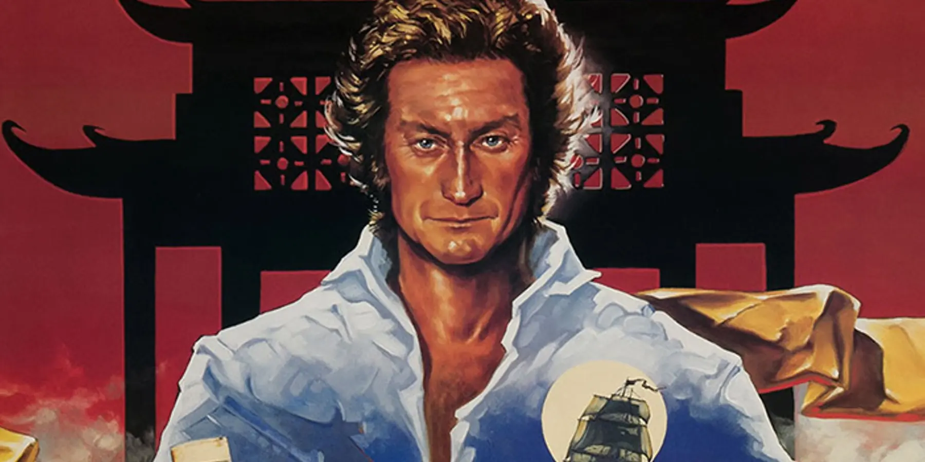 An illustration of Bryan Brown on the Ta-Pan movie poster.