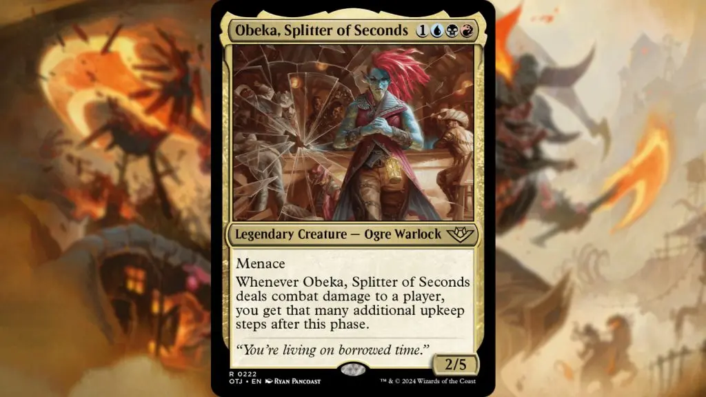 Obeka, Splitter of Seconds card