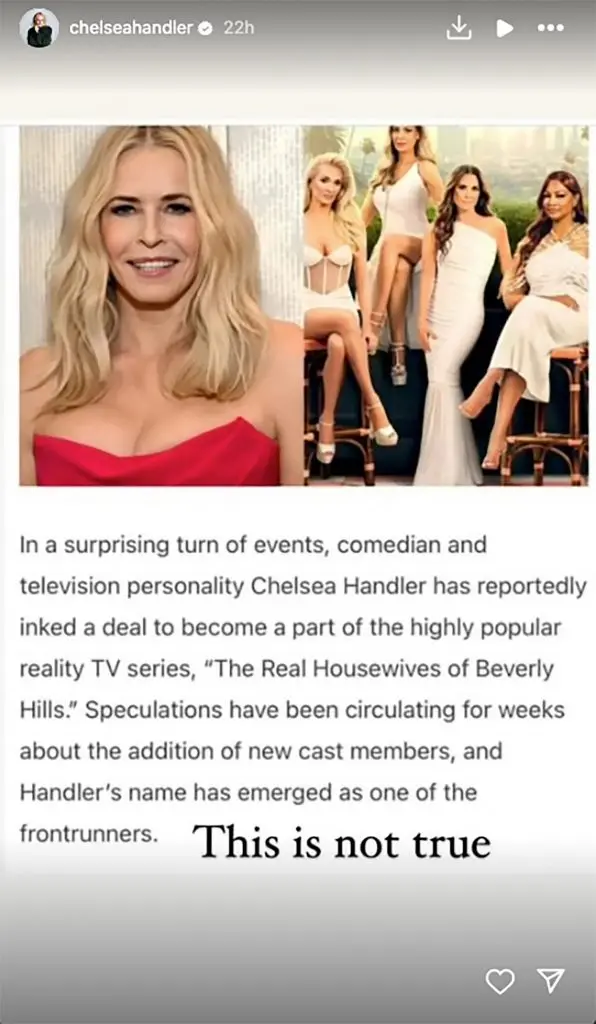 Chelsea Handler RHOBH Instagram