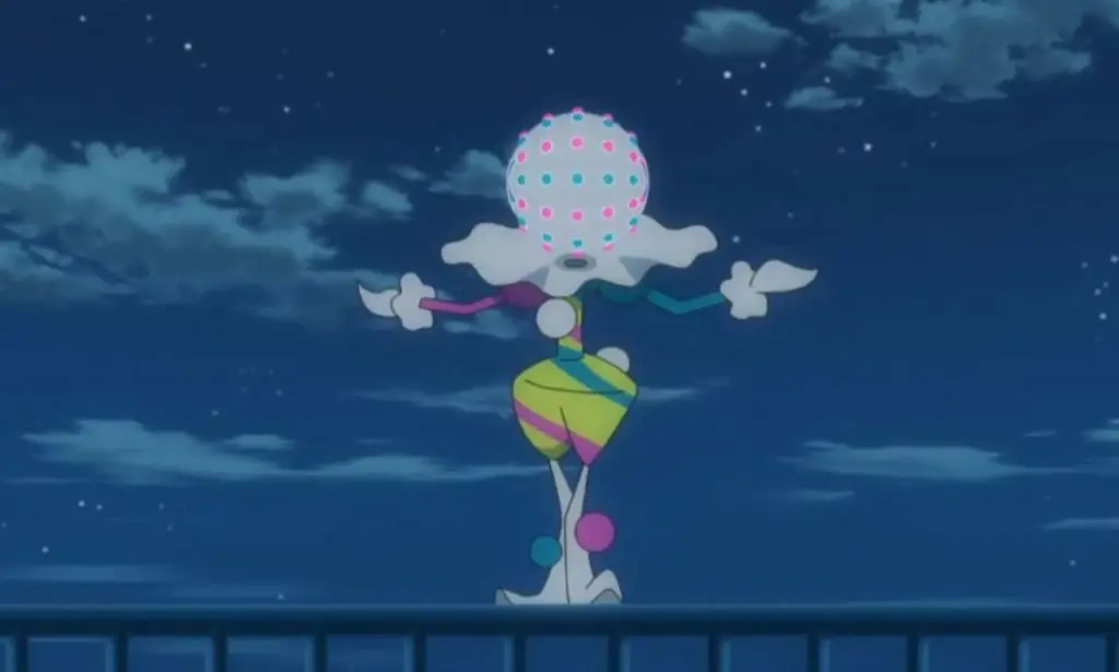 Blacephalon from the Pokemon anime.