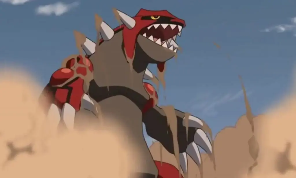 Groudon from Pokemon anime.