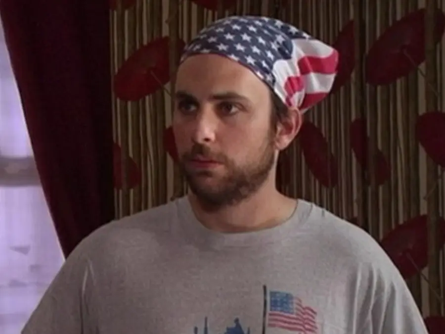 Charlie Day in the Always Sunny episode, Charlie Goes America All Over Everybody's Ass