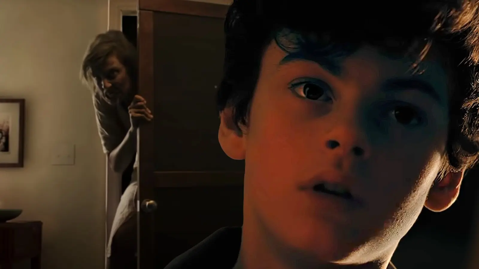 Two stills from the Intruders short film