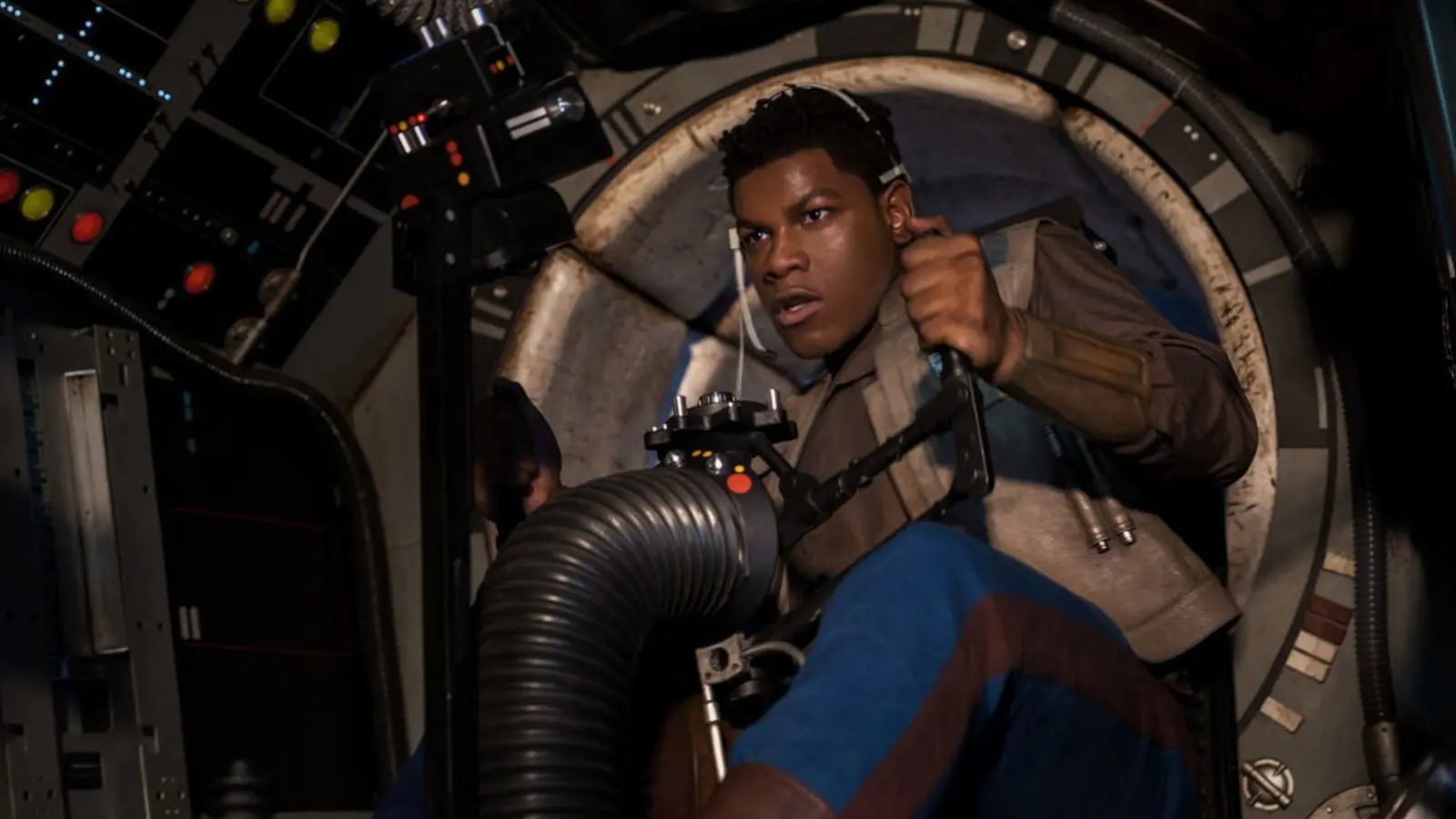 Finn in The Force Awakens.