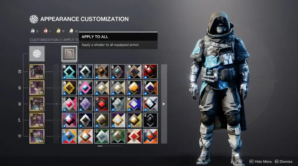 Destiny 2 Updated Shader Layout