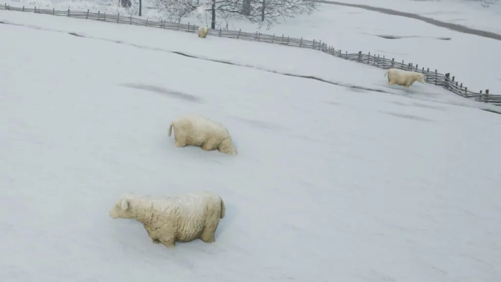 Sheep in Manor Lords.