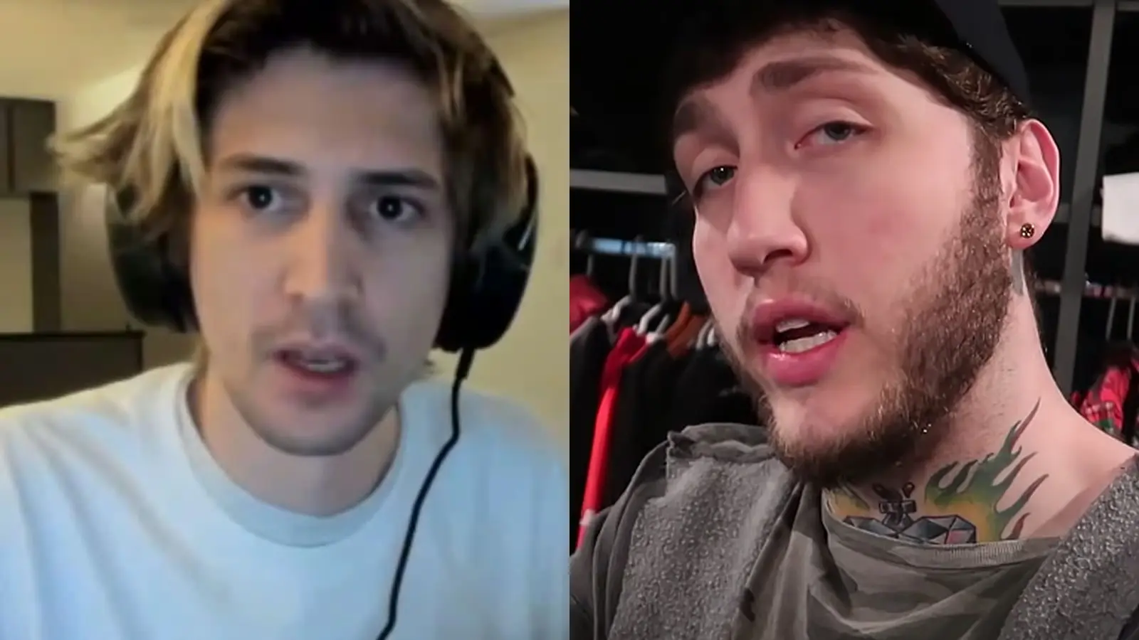 xQc and FaZe Banks