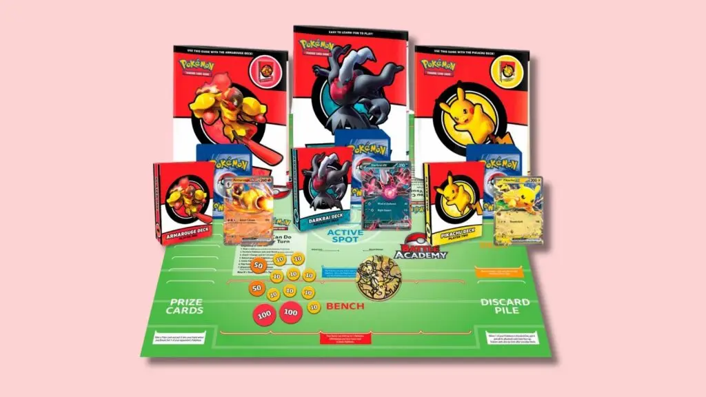 Pokemon TCG Battle Academy product photo.