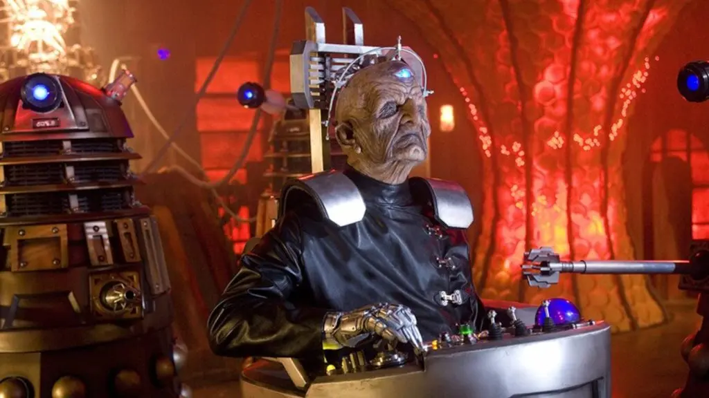 Davros the leader of the Daleks from Doctor Who.