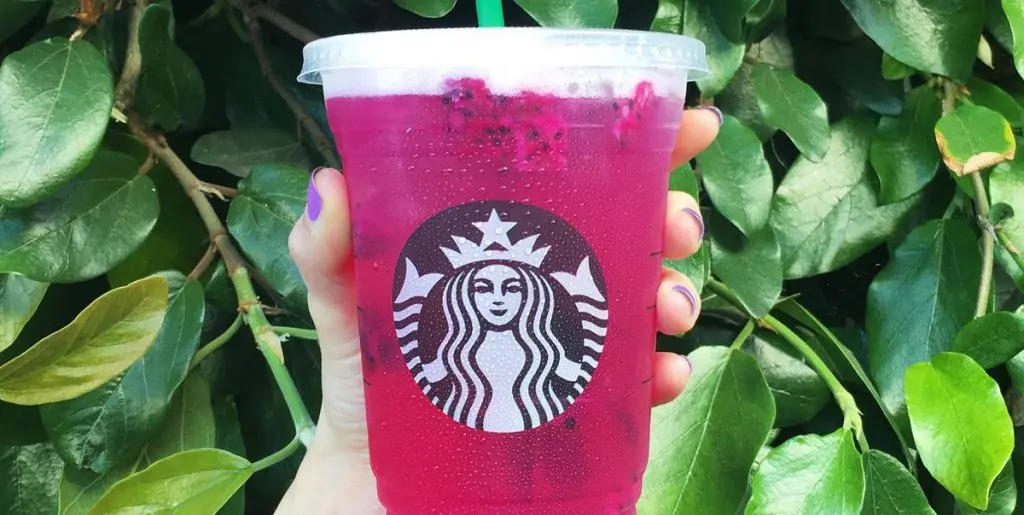 Starbucks mango dragonfruit refresher.