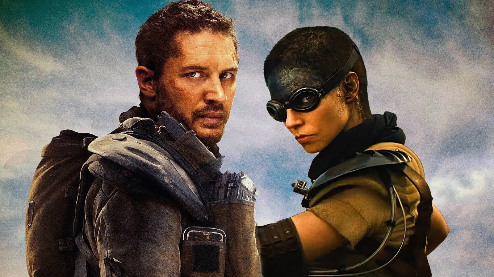 Tom Hardy as Max and Anya Taylor-Joy as Furiosa