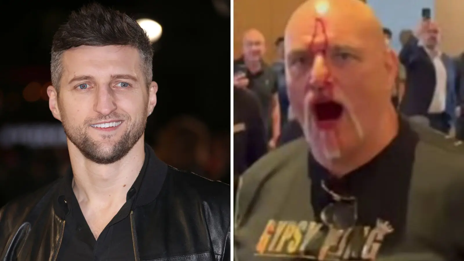 Carl Froch (L) and John Fury (R)