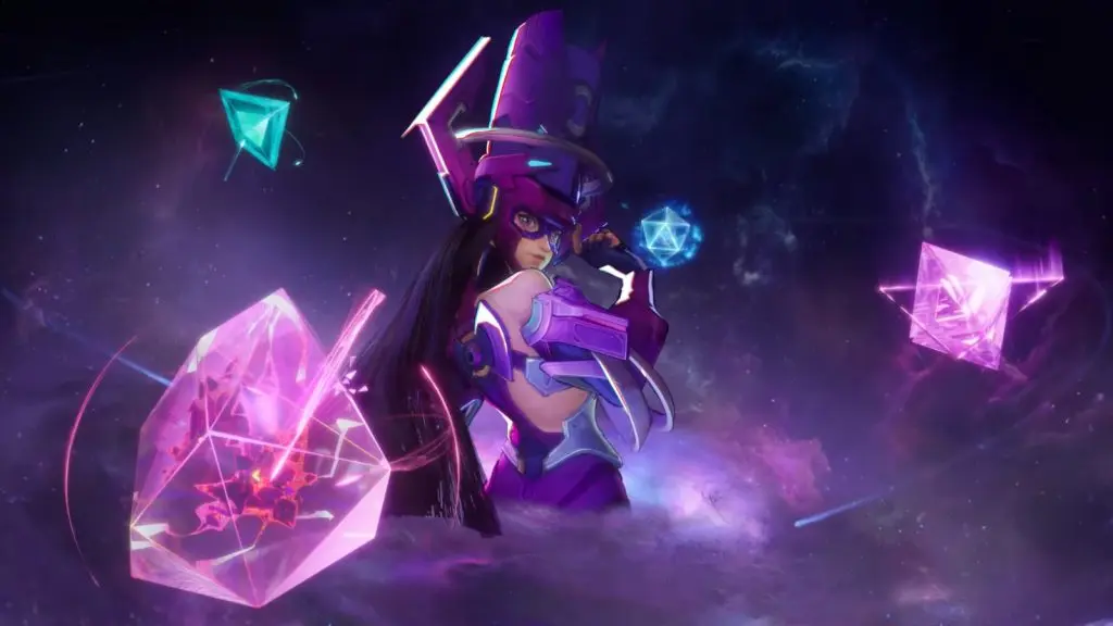 A screenshot featuring Galacta in Marvel Rivals.