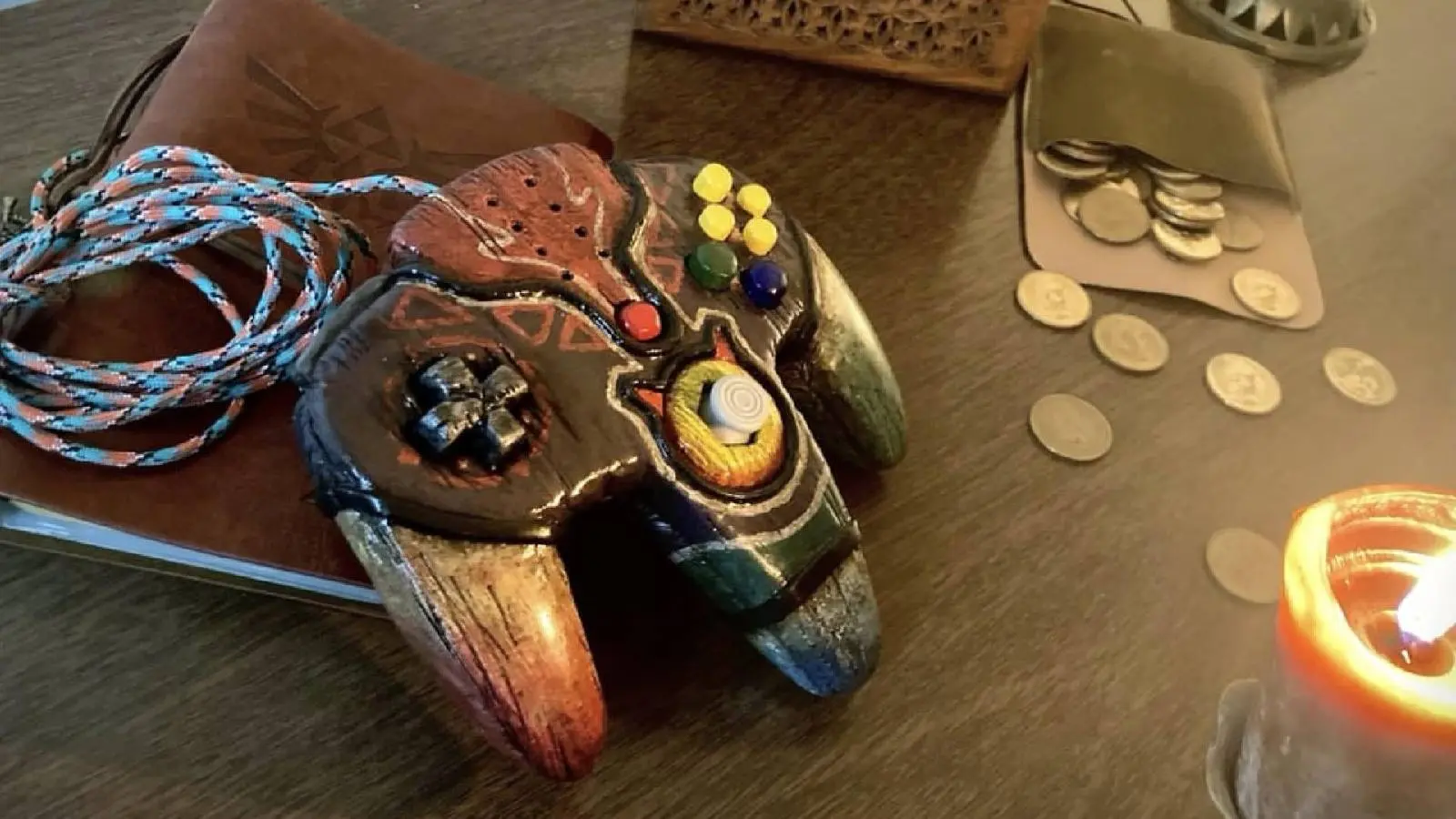 Custom Majora's Mask N64 controller