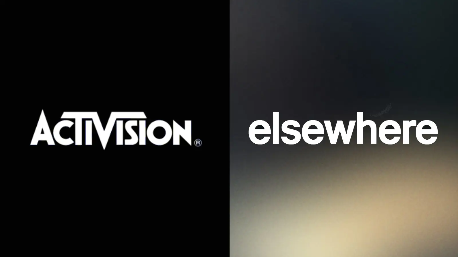 Activision and elsewhere entertainment logos