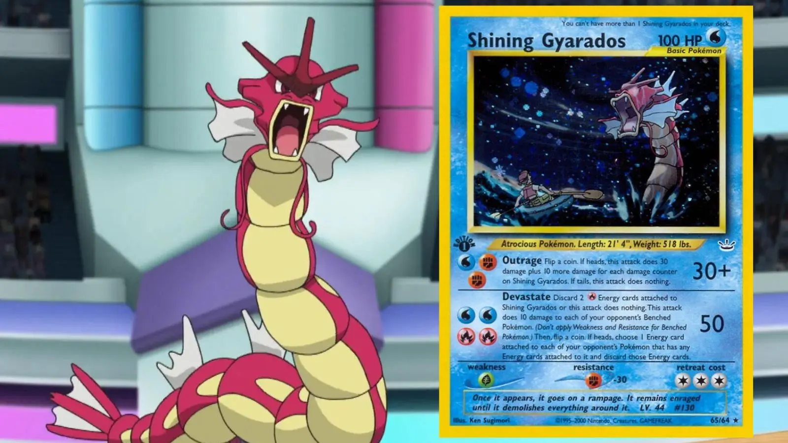 shiny gyarados card header