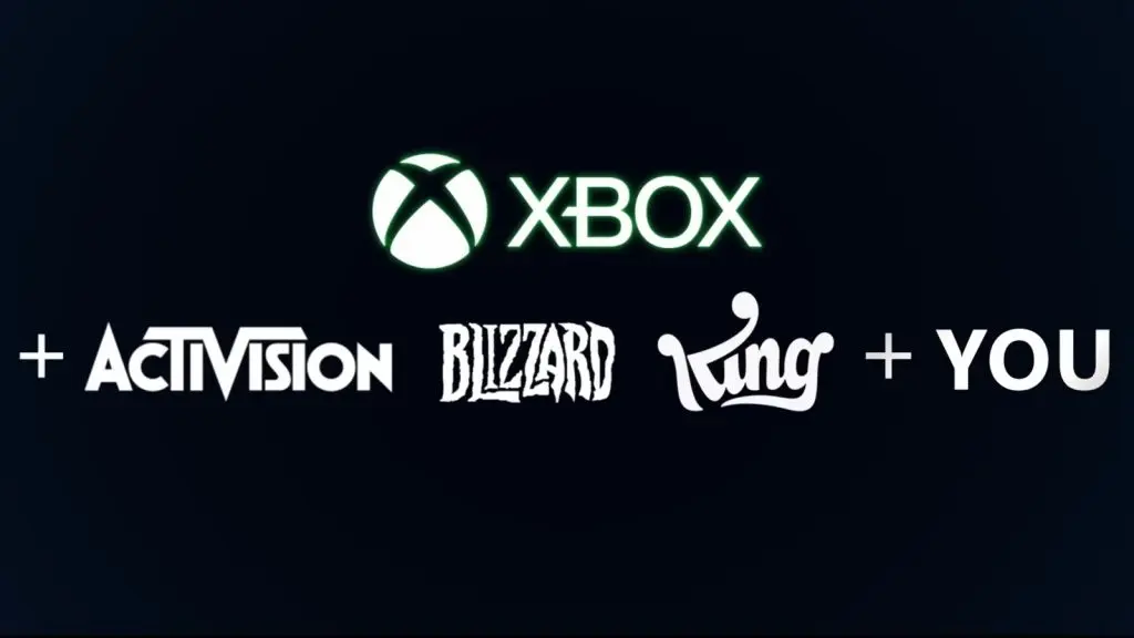 Xbox and the brands it owns with activision blizzard and king mentioned