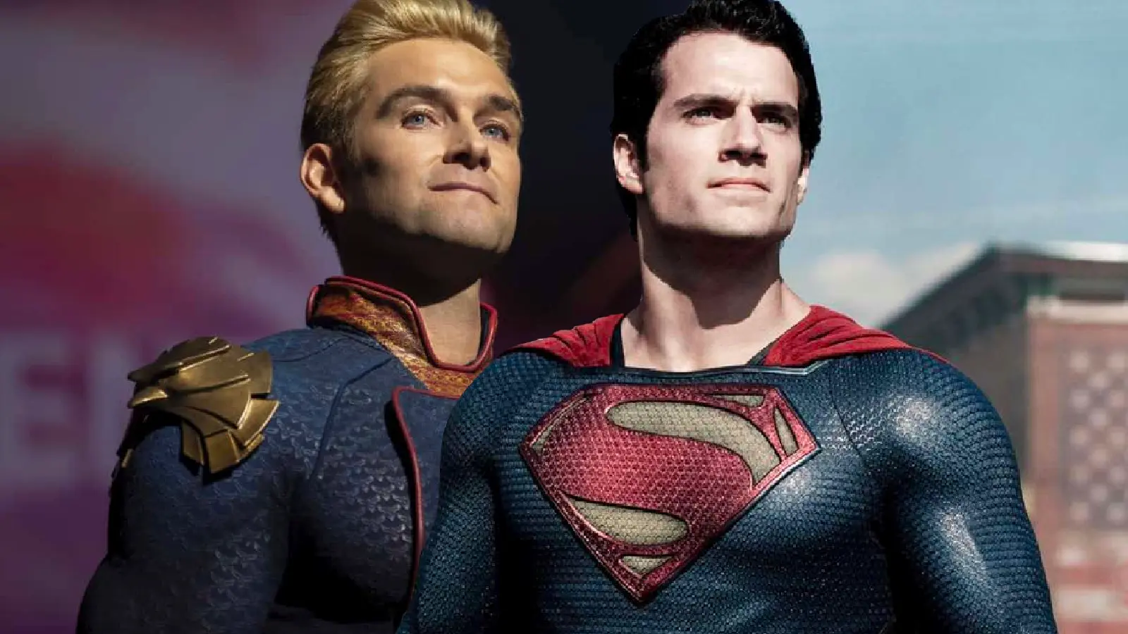 Homelander in The Boys and Superman in Man of Steel.