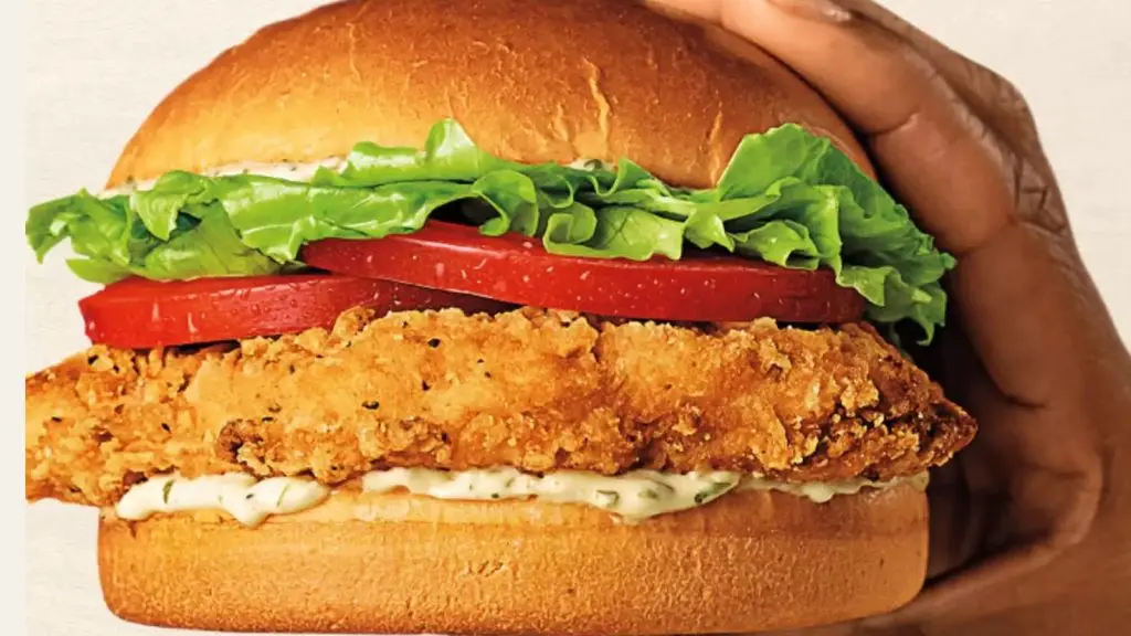 Burger King chicken sandwich